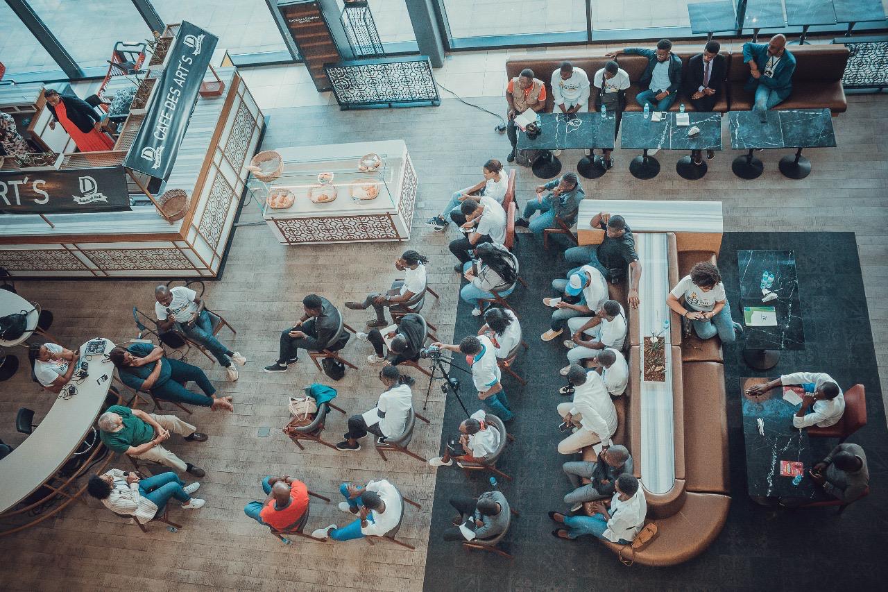 Vista geral da feira